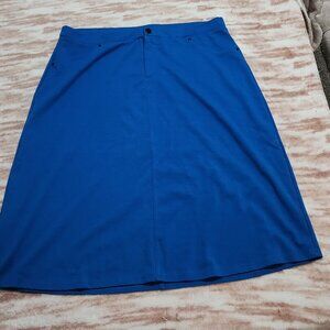 Downeast blue skirt size L NWOT